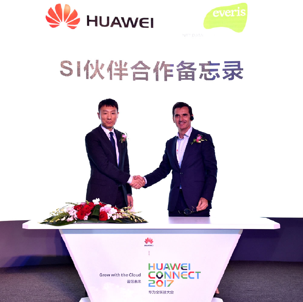 Everis y Huawei firman alianza mundial