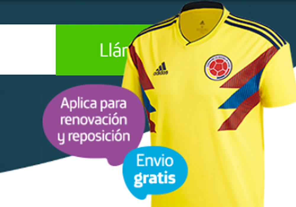 Elige lucir la camiseta de Colombia, elige ganar!