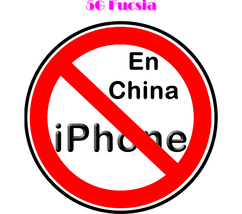 5G Fucsia  Prohben venta de algunos iPhone en China