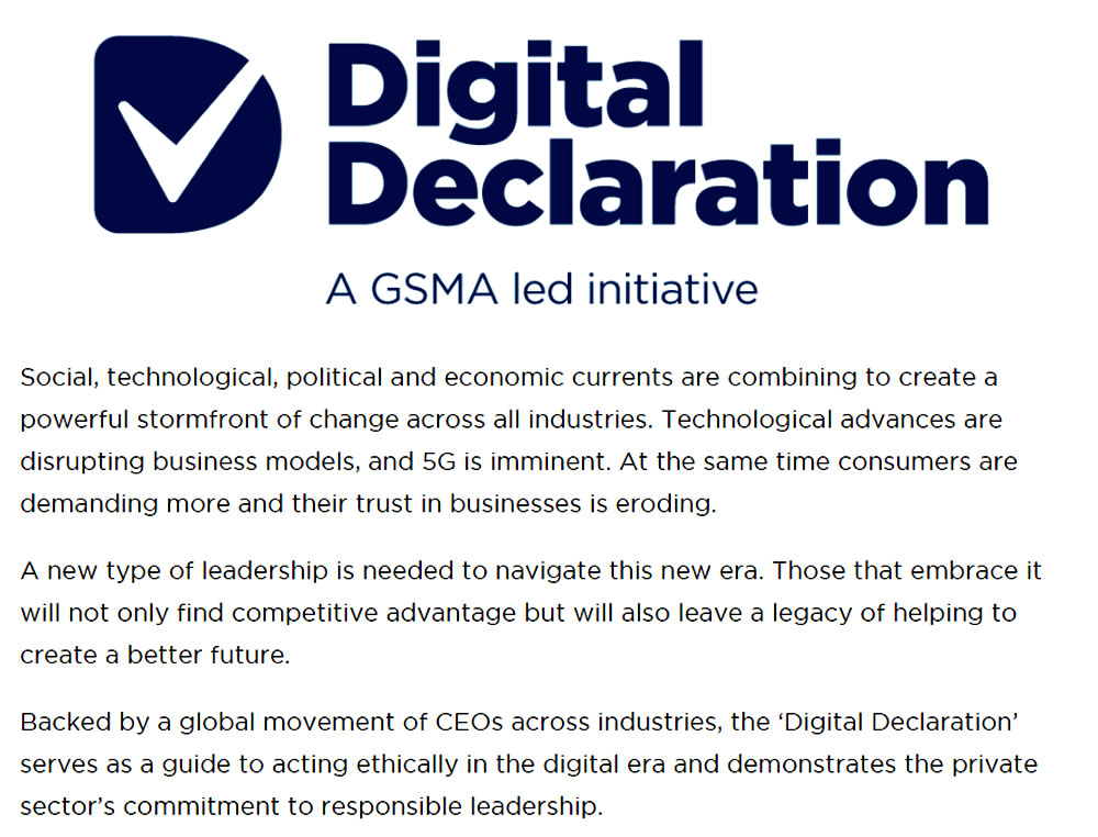 Ms de 40 CEOs del sector de Telecomunicaciones firmaron declaracin digital en Davos