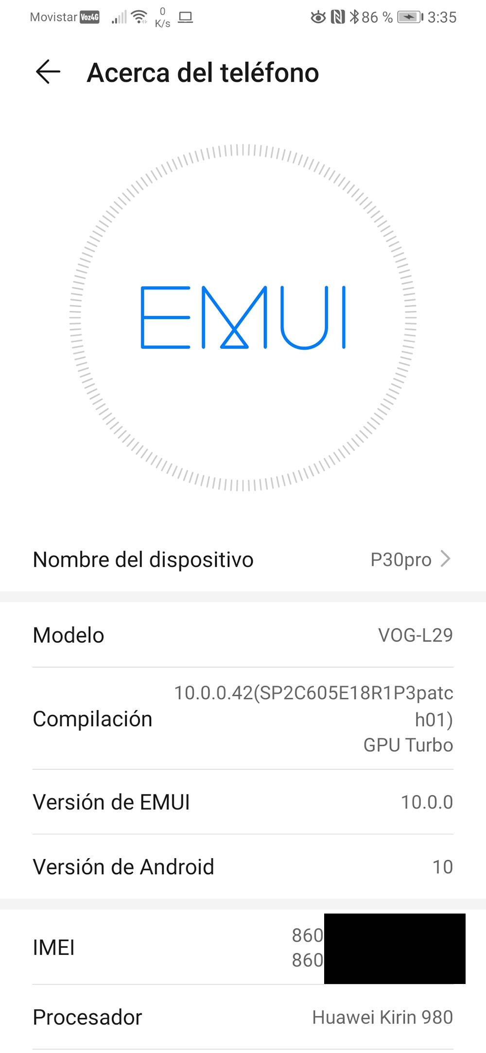 Evaluamos ya usa el Huawei P30Pro con EMUI 10, Android Q