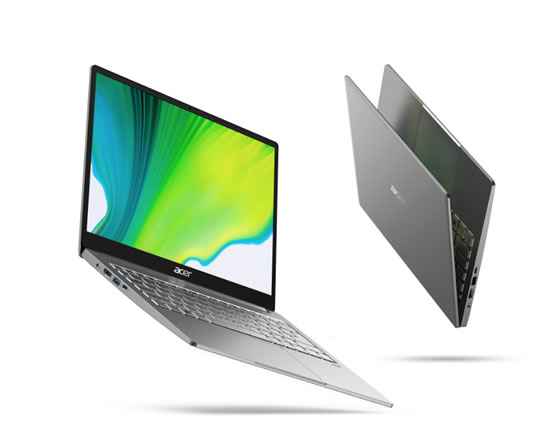 Acer anuncia portátil ultradelgado con procesador AMD Ryzen 4.000 y USB 4.0