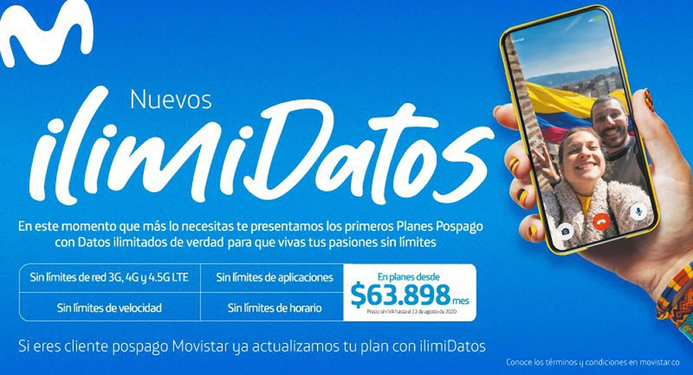 Plan ilimiDatos Movistar la mejor oferta de la cuarentena y del año