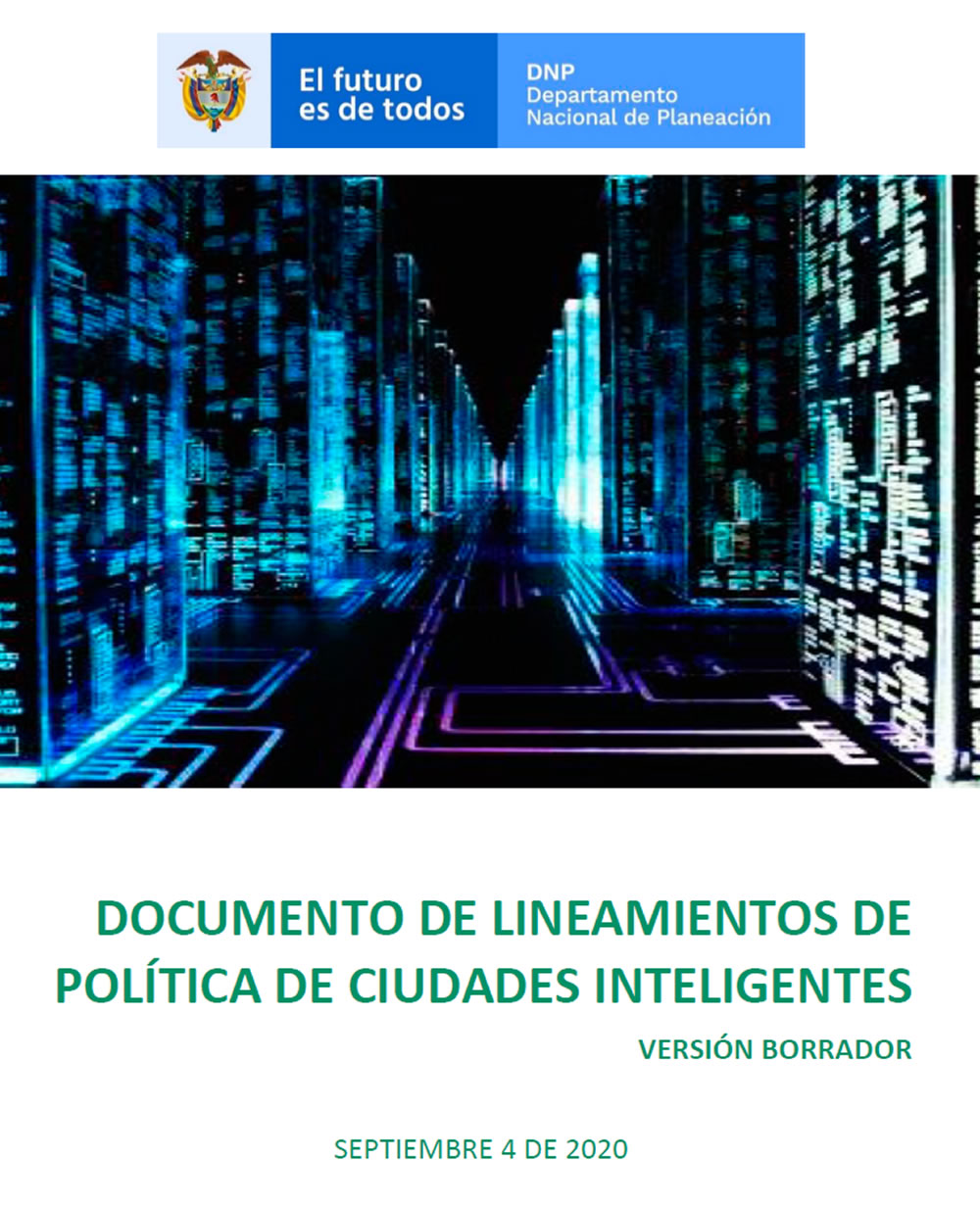 DNP publicó borrador de Lineamientos de política de ciudades inteligentes