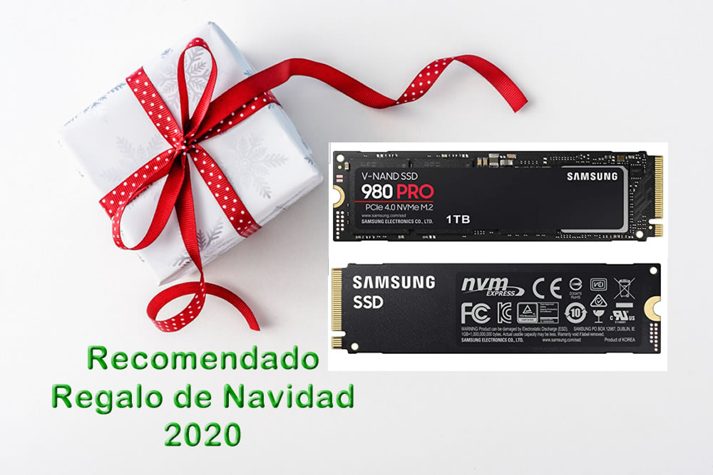 Regalo recomendado de Navidad 2020 - Samsung SSD 980 PRO 