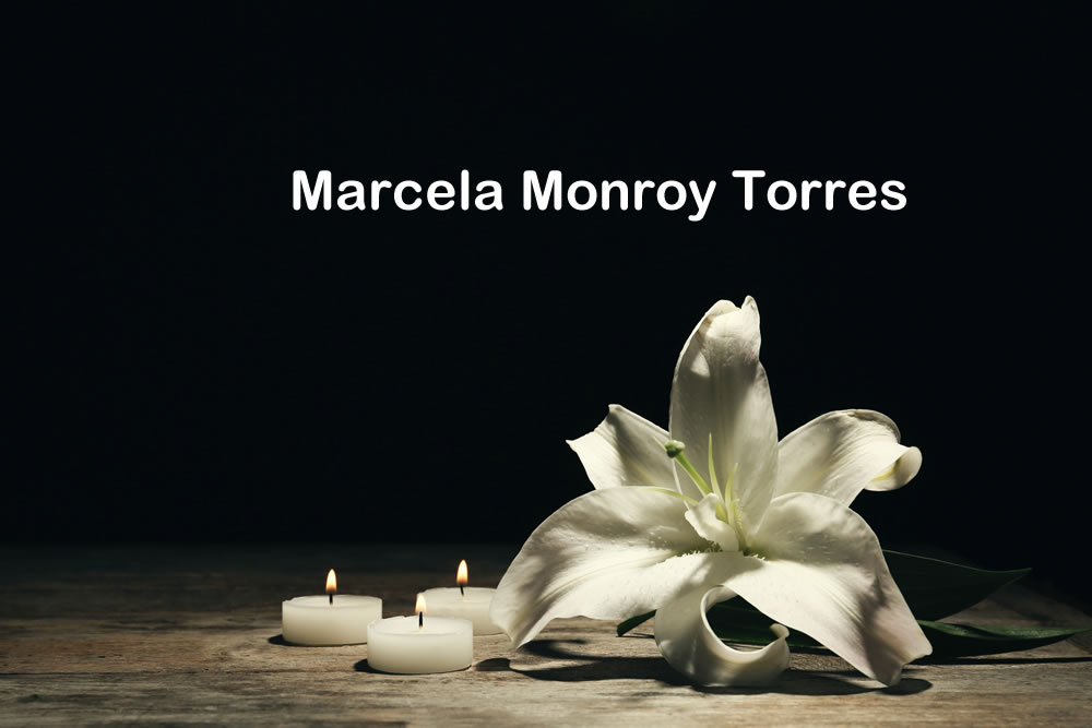Falleció Marcela Monroy Torres 