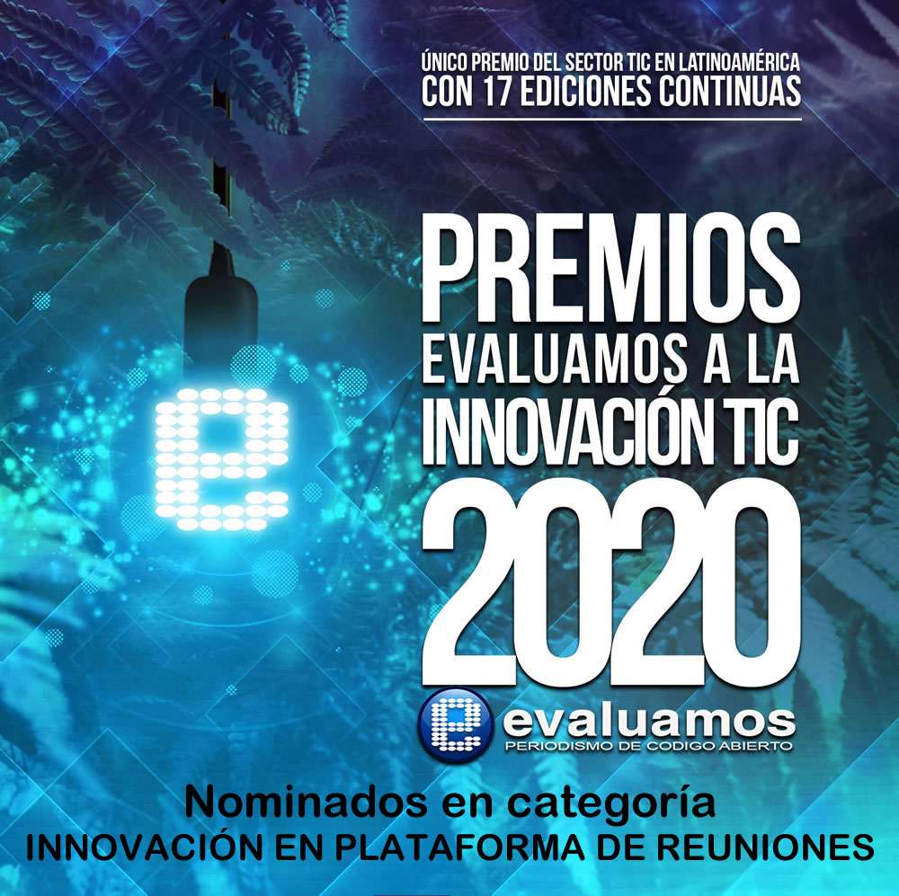 Nominados en la Categoría Innovación TIC en en Plataforma de reuniones