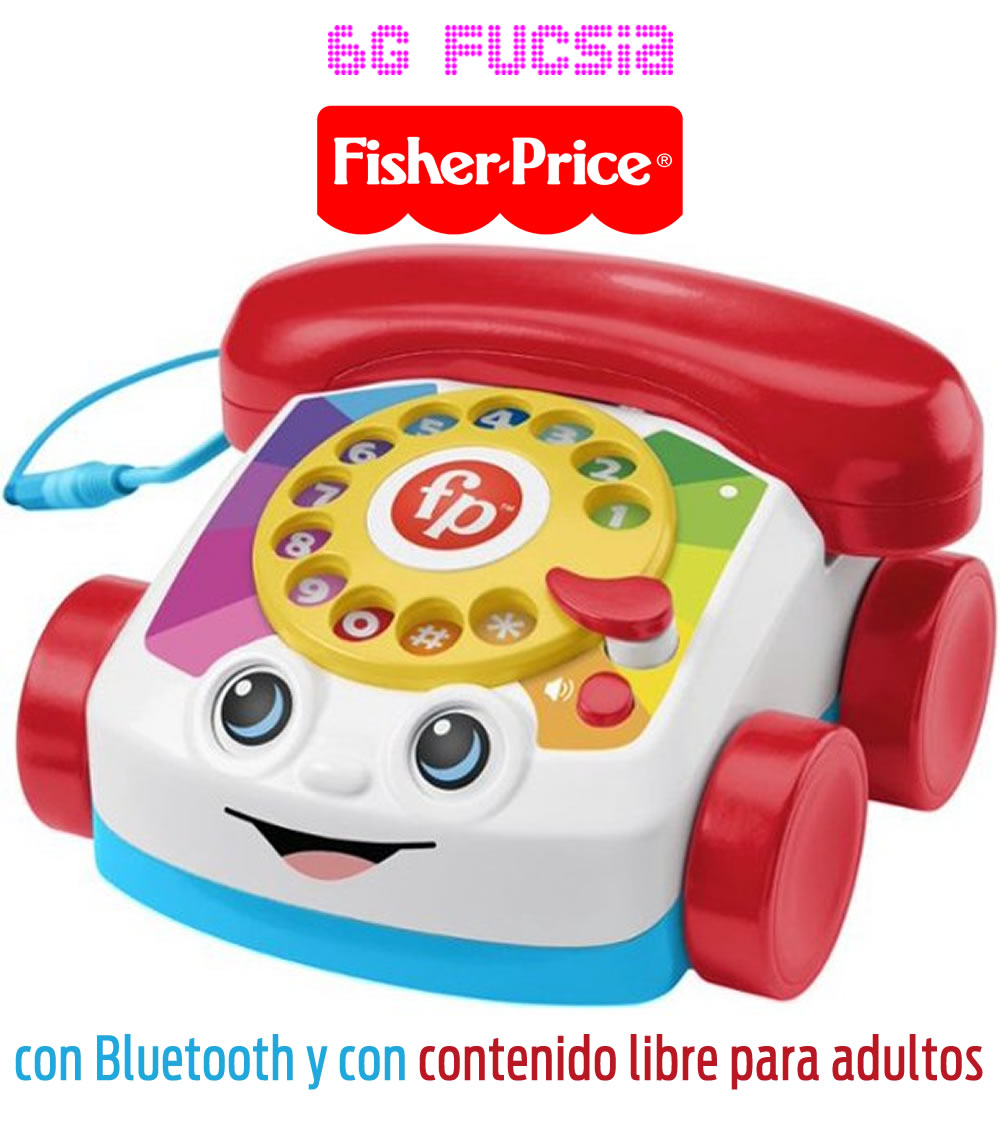 6G Fucsia – Teléfono de Fisher-Price con acceso a contenido para adultos