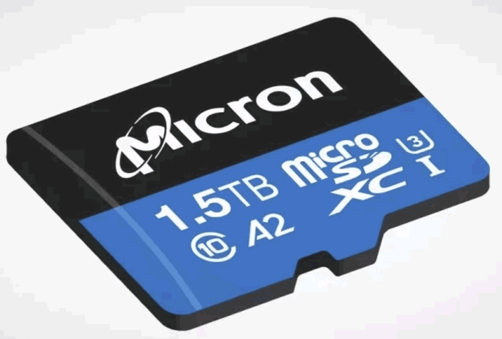 Primera tarjeta microSD de 1,5 TB de almacenamiento