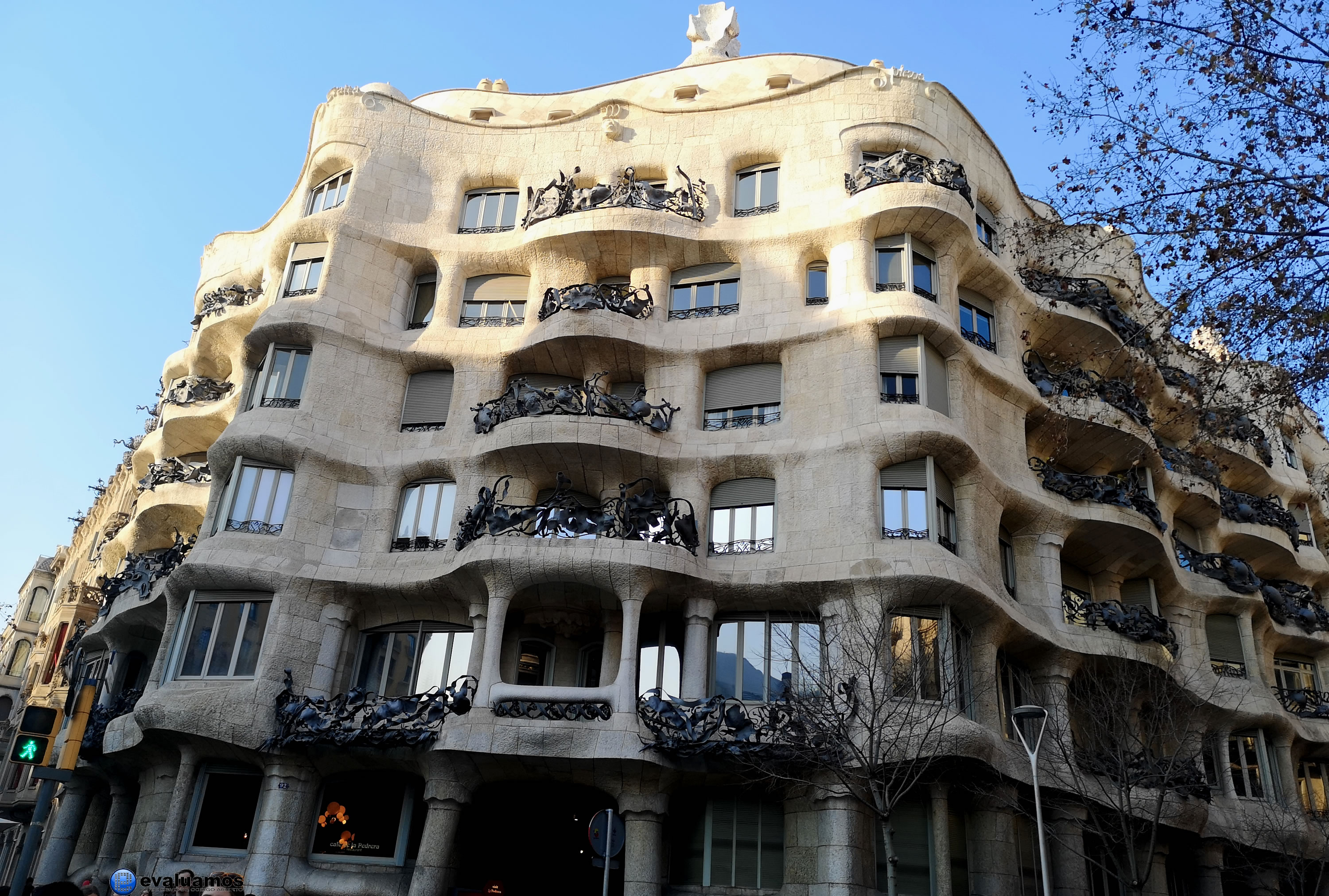La Pedrera de Antoni Gaudí, en Barcelona