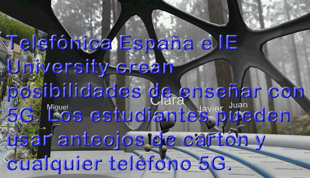 Telefónica España e IE University crean posibilidades de enseñanza con 5G 