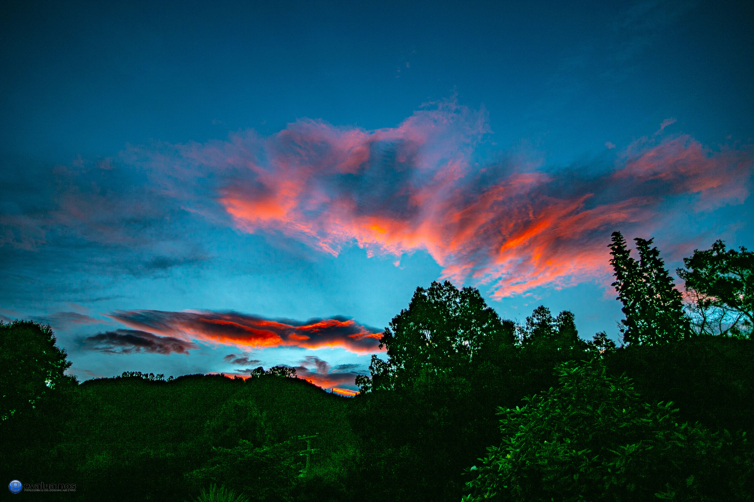 Atardecer en la Sabana de Bogotá