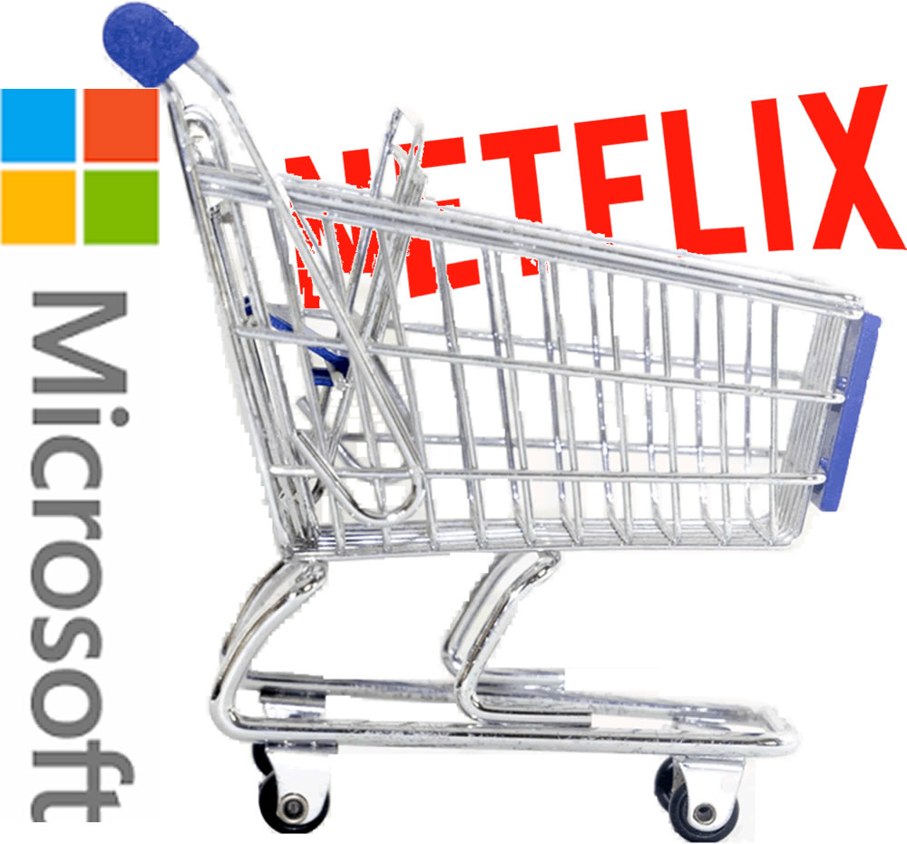 Microsoft quiere comprar a Netflix