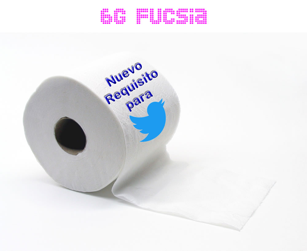 6G Fucsia – Empleados de Twitter deben llevar su papel higiénico