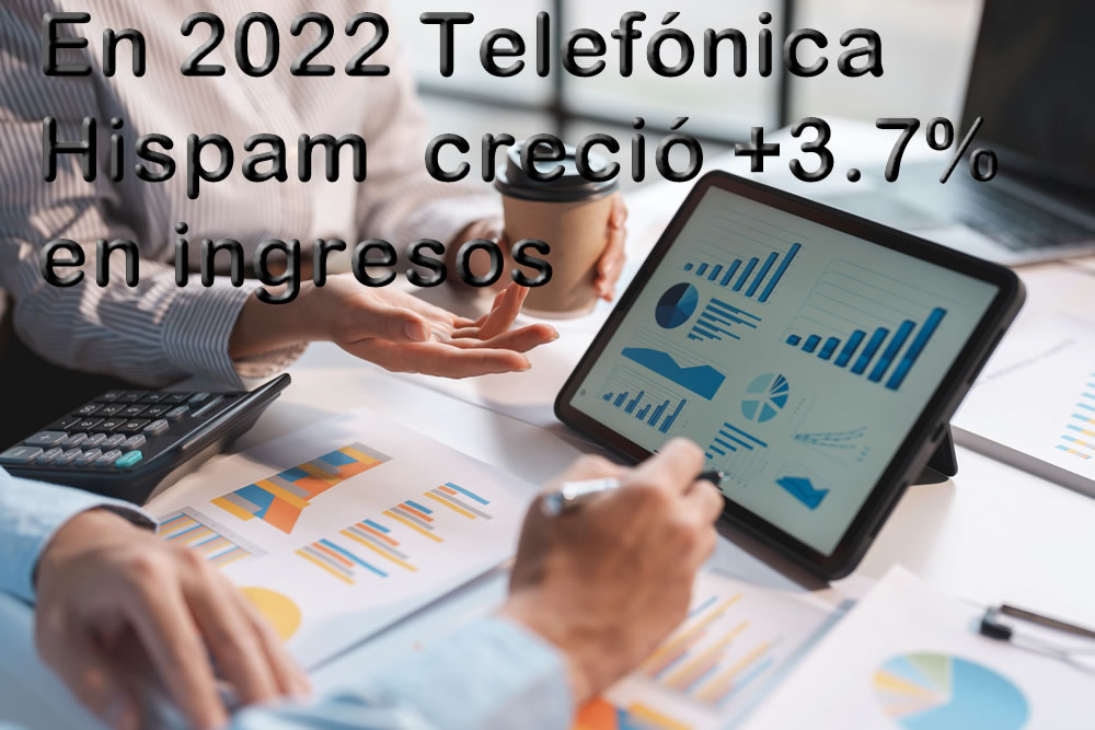 En 2022 TelefÃ³nica Hispam  creciÃ³ +3.7% en ingresos para llegar hasta â‚¬9,141 millones