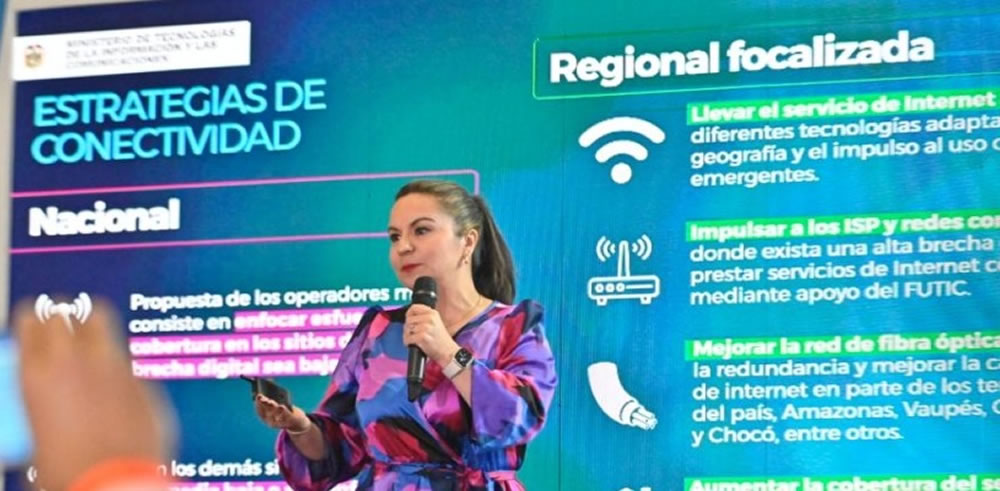 Colombia invertirá 300.000 millones de pesos en 2023 para conectar el 85% del país