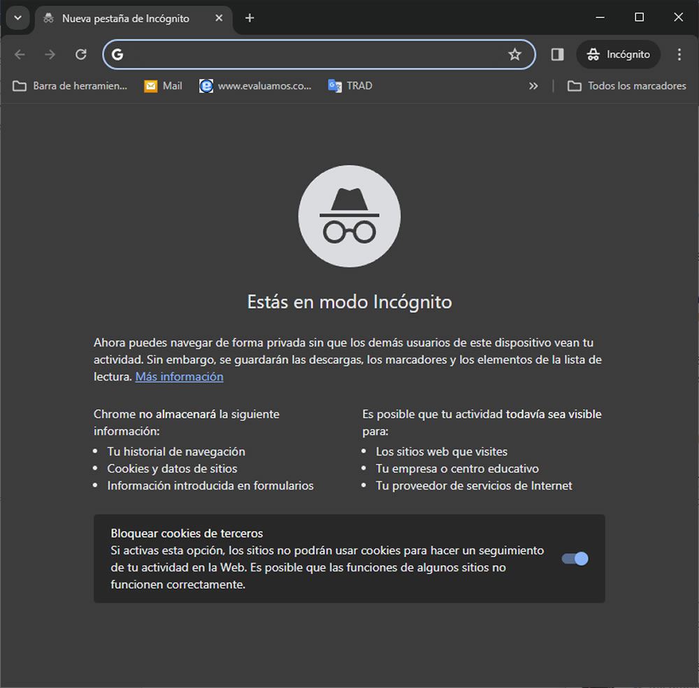 Google reconoce que su modo incógnito no lo es