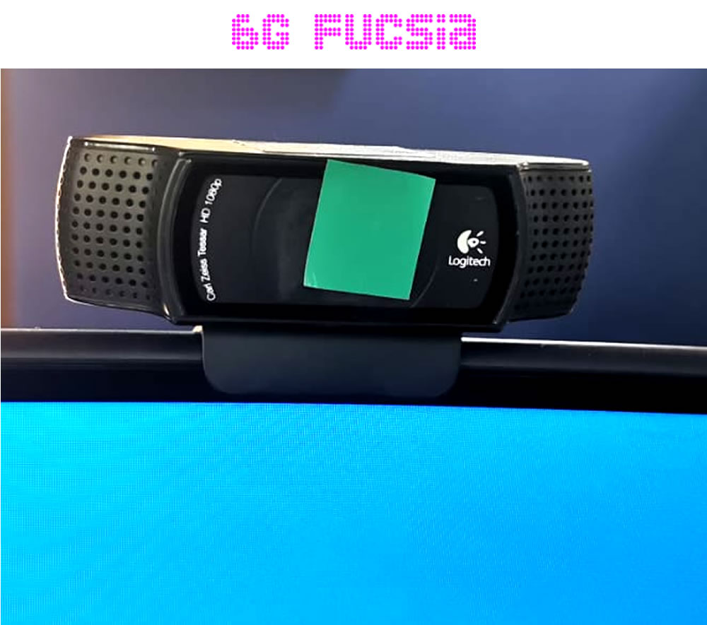 6G Fucsia – Tapar la cámara no basta para que no te vean
