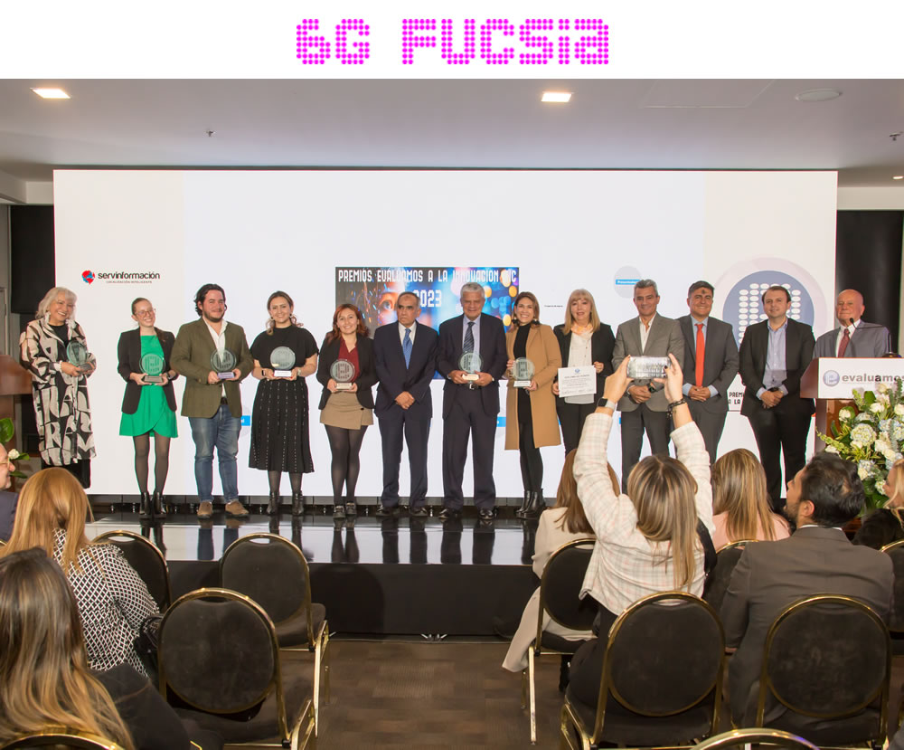 6G Fucsia – Fotos sociales de los Premios Evaluamos a la Innovación TIC 2023