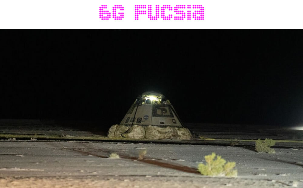 6G Fucsia – Nave Starliner regresó, con la cabina desocupada