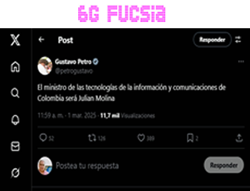 6G Fucsia – Al final Julián Molina es el MinTIC