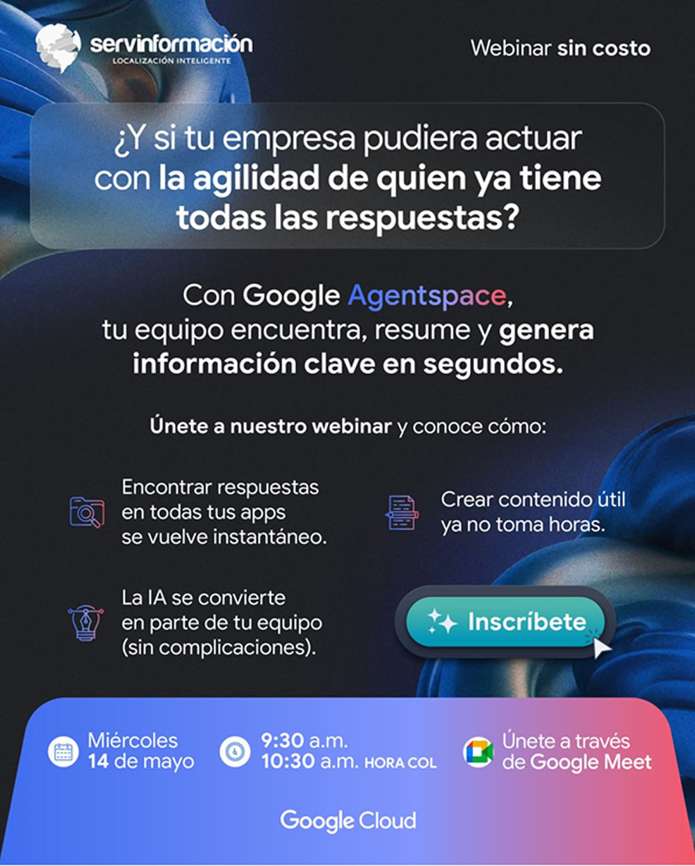 Agentspace: Webinar gratuito de Servinformación 