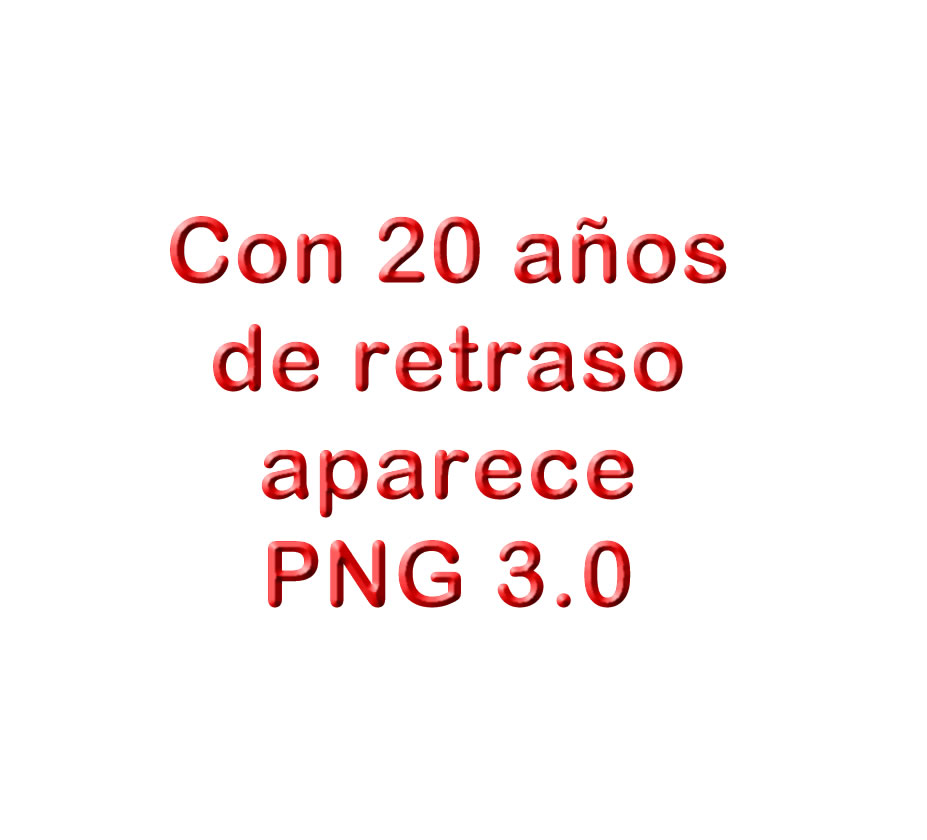 PNG 3,0 gastó 20 años en llegar pero al fin viene  