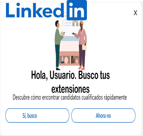 LinkedIn de Ms nos espia las extensiones del navegador