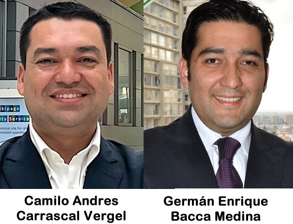 PRIMICIA - Camilo Carrascal Vergel y Germán Bacca Medina nuevos viceministros en MinTIC