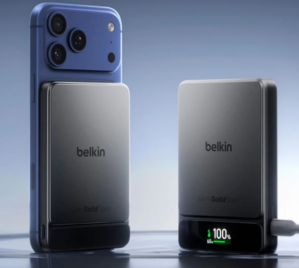 Belkin presenta dos bater�as externas semis�lidas 